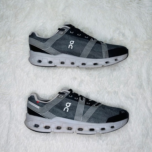 On CloudGo Black Glacier Men's Size US 11.5 EU 46 Black Gray Sneakers - Picture 2 of 13